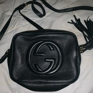 Authentic Gucci soho small leather bag